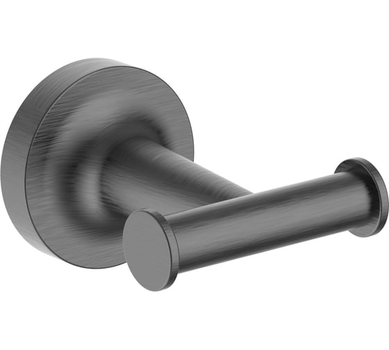 Изображение товара Двойной крючок для ванной Wonzon & Woghand SIMPLE, Темный графит WW-6525-BGM