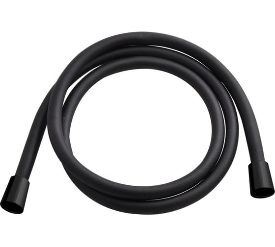 Изображение товара Душевой шланг Aquanet PVC 150 см с защитой от перекручивания, черный матовый 00261834