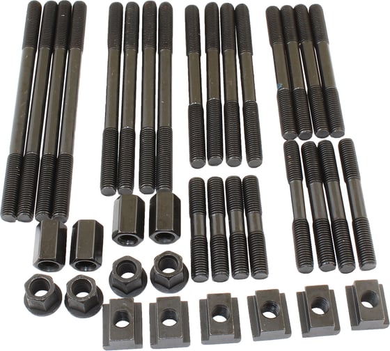 Изображение товара Набор сухарей, гаек и шпилек TLX из 38-ми предметов, 15.7мм, М12x1.75 76095