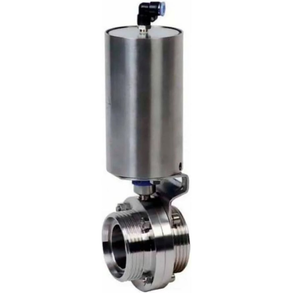 Изображение товара Затвор дисковый нержавеющий DN 65 2 1/2 резьба, рабочее давление 10 бар