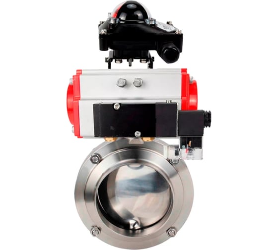 Изображение товара Затвор 304-304-EPDM Ду50 Ру10 под приварку, пищ.нерж.сталь,пн.привод,пн.распр,БКВ DN.ru D050-78218