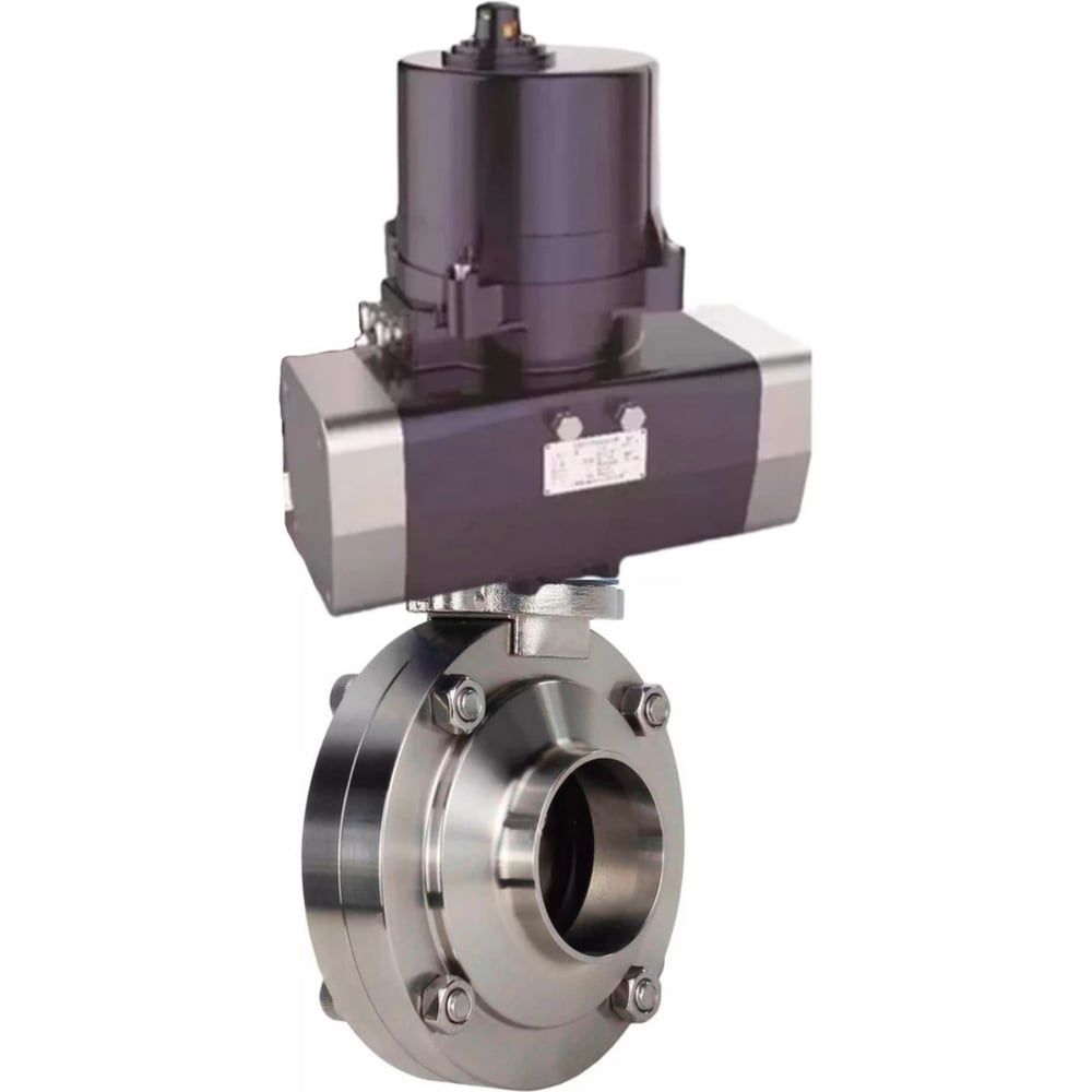 Изображение товара Затвор дисковый нержавеющий DN20 под приварку 180°C 10 бар DN.ru D050-81346