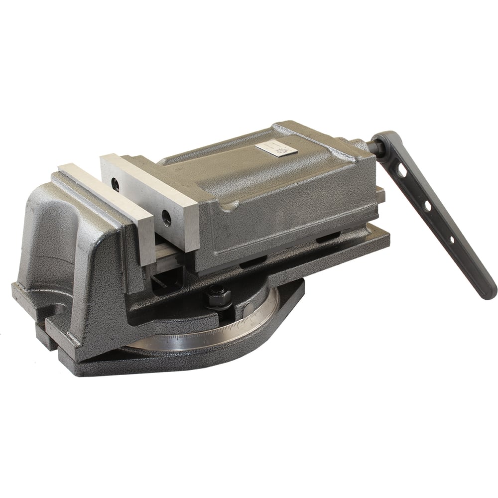 Изображение товара Станочные тиски TLX 160мм чугунные с поворотом и закрытым винтом