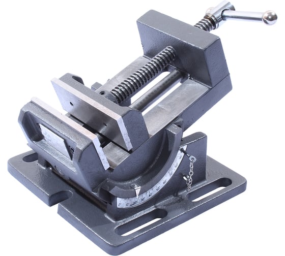 Изображение товара Тиски станочные TLX синусные 100мм неповорот. для сверлильных станков ход 105мм QКD100 75878