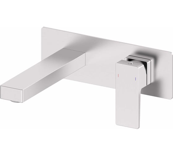 Изображение товара Смеситель для раковины встраиваемый Wonzon & Woghand CUBE 2.0, Брашированный никель WW-88869068-BN