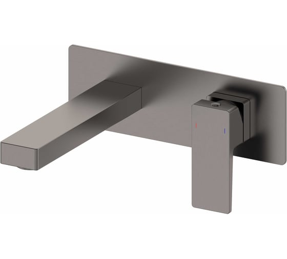 Изображение товара Смеситель для раковины встраиваемый Wonzon & Woghand CUBE 2.0, Темный графит WW-88869068-BGM