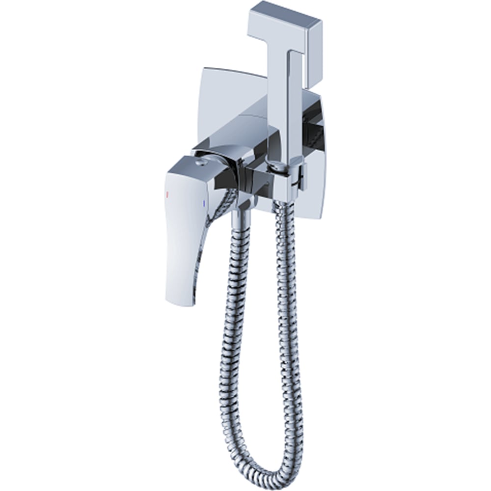 Изображение товара Встраиваемый смеситель с гигиеническим душем Wonzon & Woghand FLEX Хром WW-88829072-CR