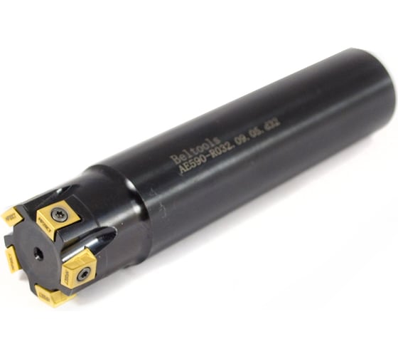 Изображение товара Фреза концевая 25 с механическим креплением тангенциально расположенных 4гр пл-н LNHQ 0904 Z=4 ц/х=25 AE590-R025.09.04.d25 Русский Инструмент ri.193.270