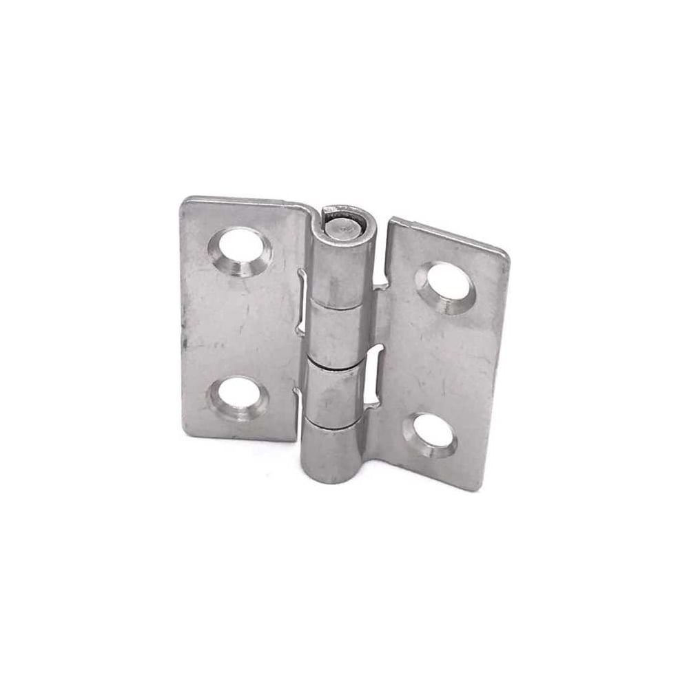 Изображение товара Пара листовых дверных петель Русские замки RZP 299 V2 TITAN нержавейка холидром хром 2 шт