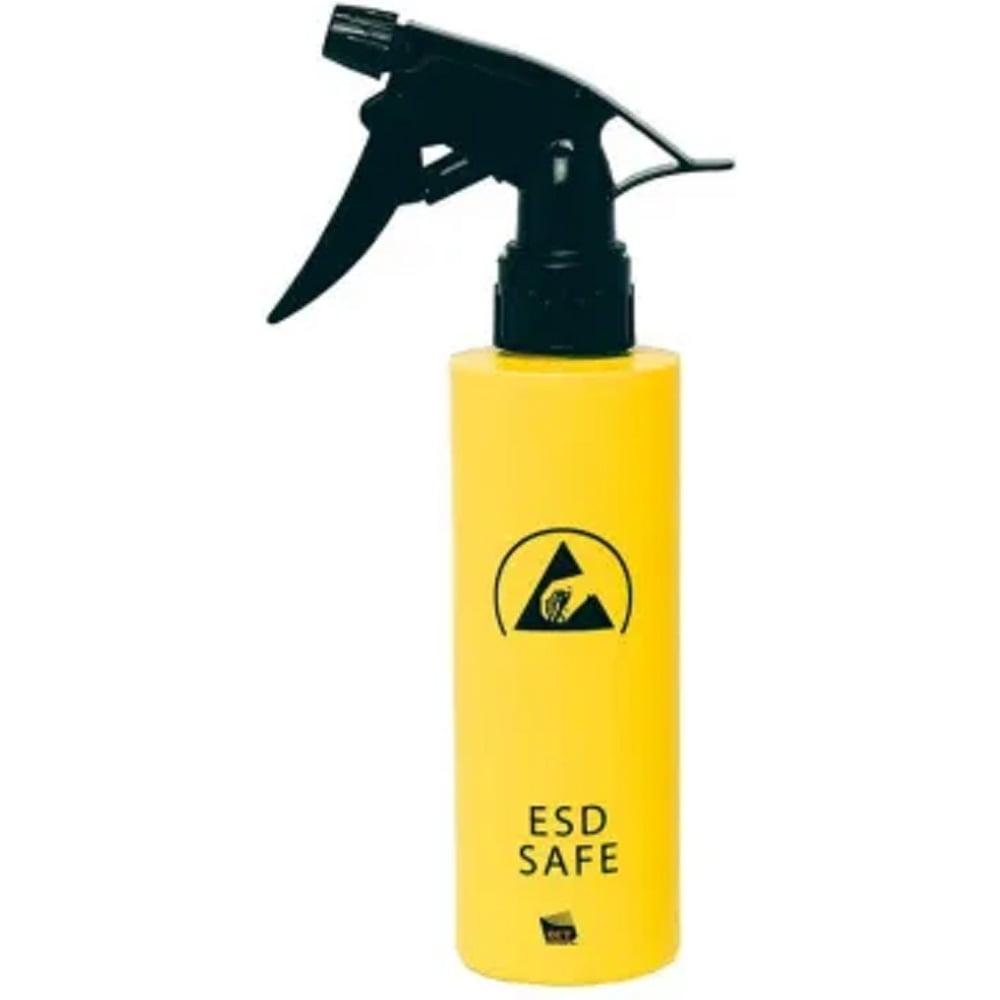 Изображение товара Антистатическая бутылка Clean Control Tech 250 мл со спреем дозатором желтая