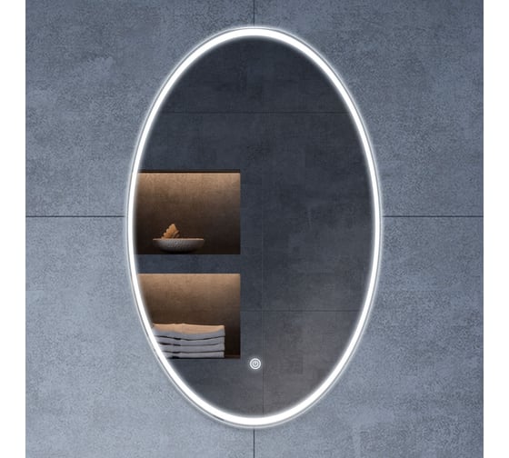 Изображение товара Зеркало VINCEA LED 600x900 c сенсорным выключателем и диммером VLM-3BL900