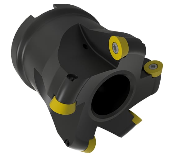 Изображение товара Фреза торцовая 100 с механическим креплением круглых пл-н RDEW 1204 Z=8 dпос=32мм СОЖ AF200-R100.06.08.A32.C NOX Русский Инструмент ri.296.35