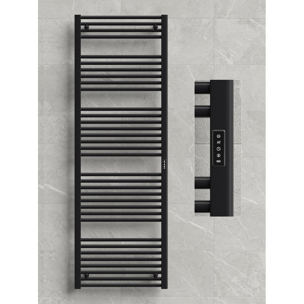 Изображение товара Рифар D-LINE Электрический полотенцесушитель 500 Вт черный янтарь матовый