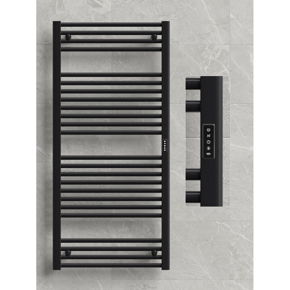 Изображение товара Электрический полотенцесушитель RIFAR D-LINE 330Вт черный янтарь матовый