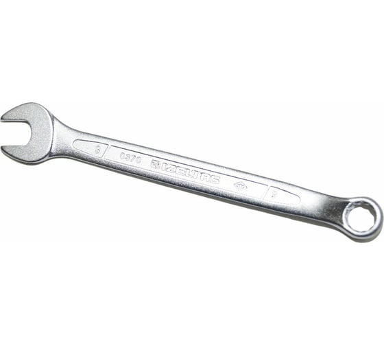 Изображение товара Комбинированный ключ изогнутый IZELTAS 9мм, длина 140 мм, 370020009