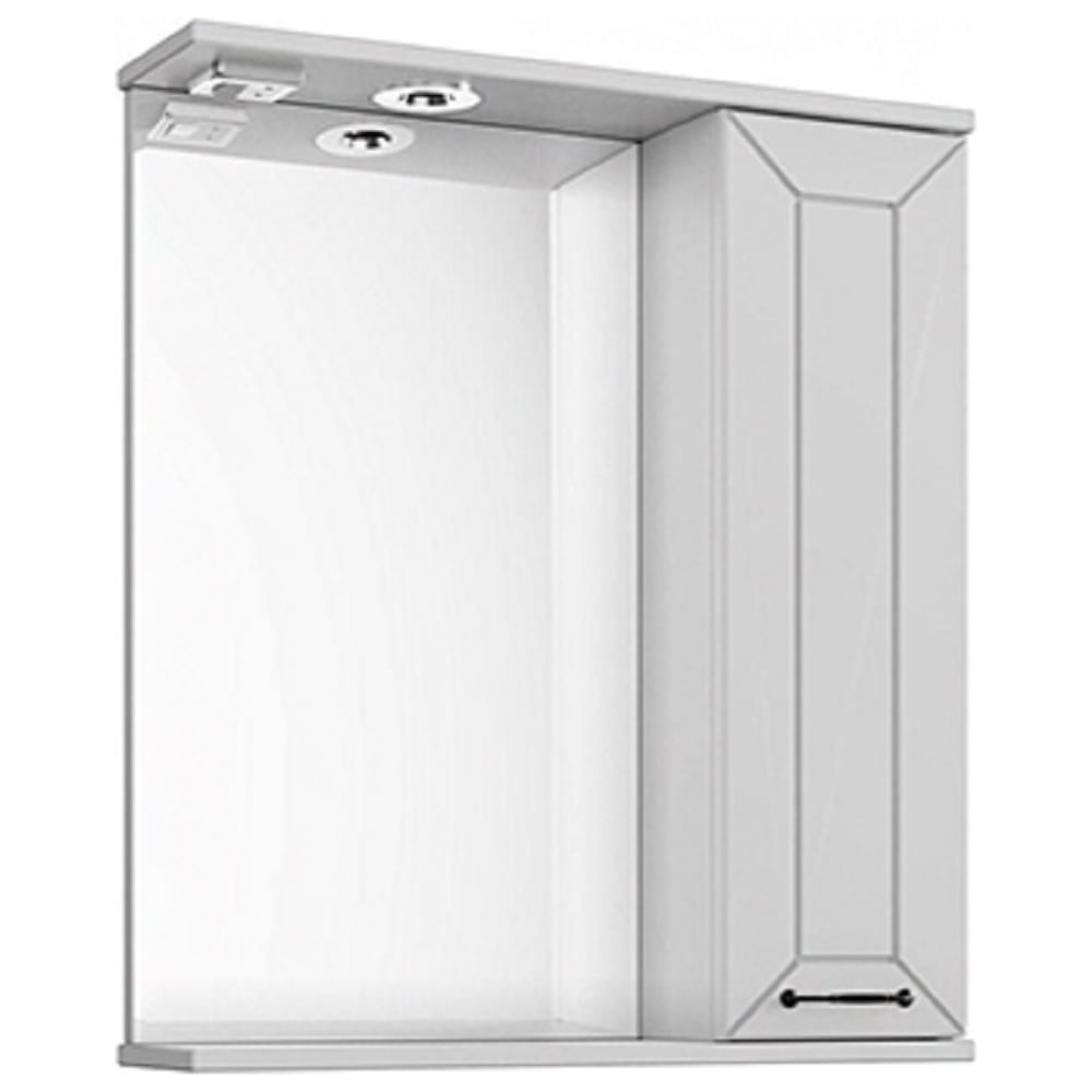 Изображение товара Зеркало-шкаф SANTRADE НР 60 см АВОЛОН с подсветкой белый