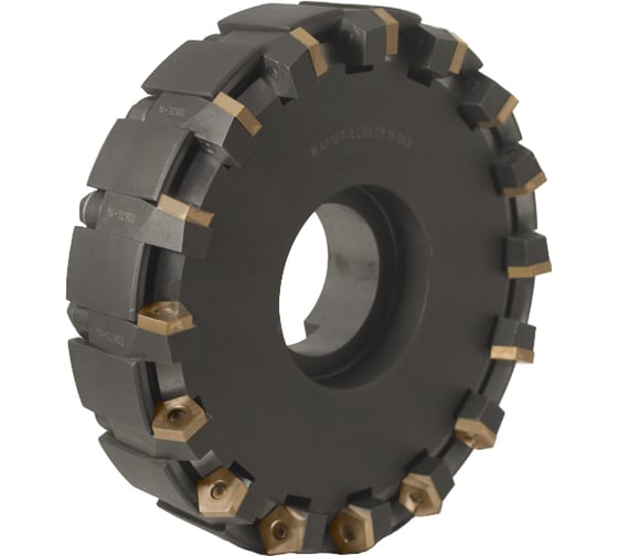 Изображение товара Фреза торцовая 200 с механическим креплением 5гр пл-н PN.. 110408 Z=16 dпос=60мм левая AF167-L200.09.16.B60 (2214-0566) ГОСТ 26595-85 Русский Инструмент ri.298.32