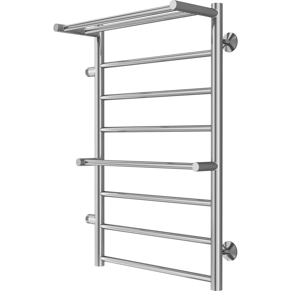 Изображение товара Полотенцесушитель Terminus Аврора П8 с 2 полками нержавеющая сталь 500x800 мм