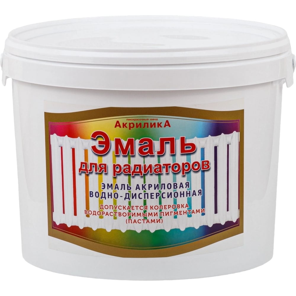 Изображение товара Эмаль для радиаторов TyumTerm 3 л водно-дисперсионная быстросохнущая матовая