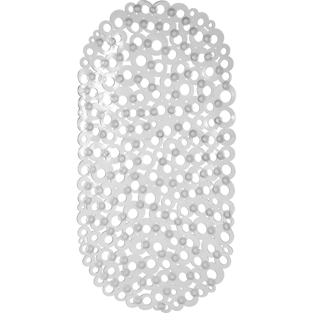 Изображение товара Коврик для ванной противоскользящий PRIMILA 69x35 см кольца прозрачные