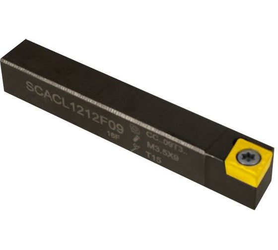 Изображение товара Резец проходной с ромбической пластиной 12х12х80 SCACL 1212 F09 левый Русский Инструмент ri.428.52