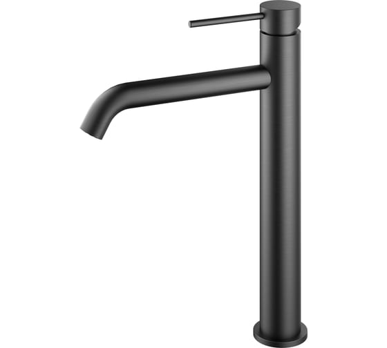 Изображение товара Смеситель для раковины VINCEA City однорычажный, вороненая сталь VBF-2C2GM