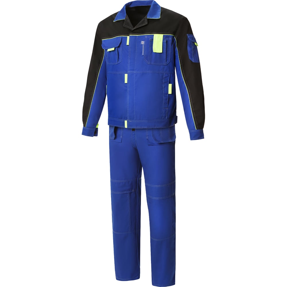 Изображение товара Костюм СОЮЗСПЕЦОДЕЖДА Профессионал-2, двоечный, василек/черный/лимон, р.48-50