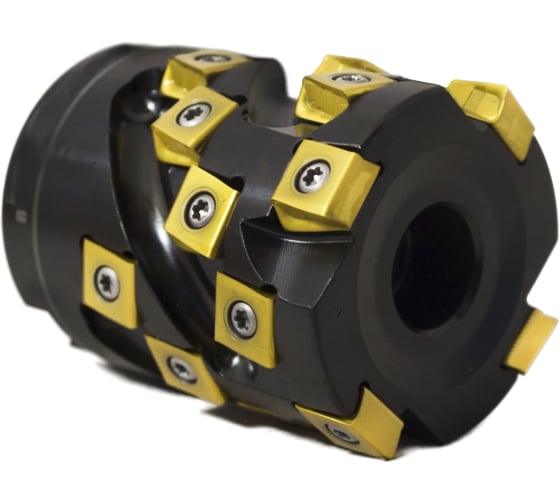 Изображение товара Фреза торцово-цилиндрическая насадная 63x42x70 "кукуруза" с механическим креплением тангенциально расположенных 4гр пл-н LNHQ 1206 Z=4 dпос=27 AH590-R063.42.04.A27 Русский Инструмент ri.300.220