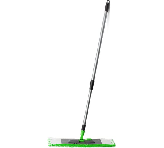 Изображение товара Швабра с телескопической ручкой Apollo Nuovo с насадкой из микрофибры (50 гр микрофибра) NUO-06