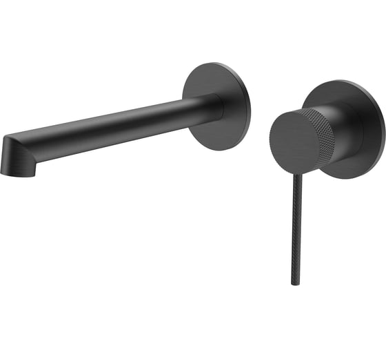 Изображение товара Смеситель для раковины VINCEA Rim встраиваемый однорычажный, вороненая сталь VBFW-2RM1GM