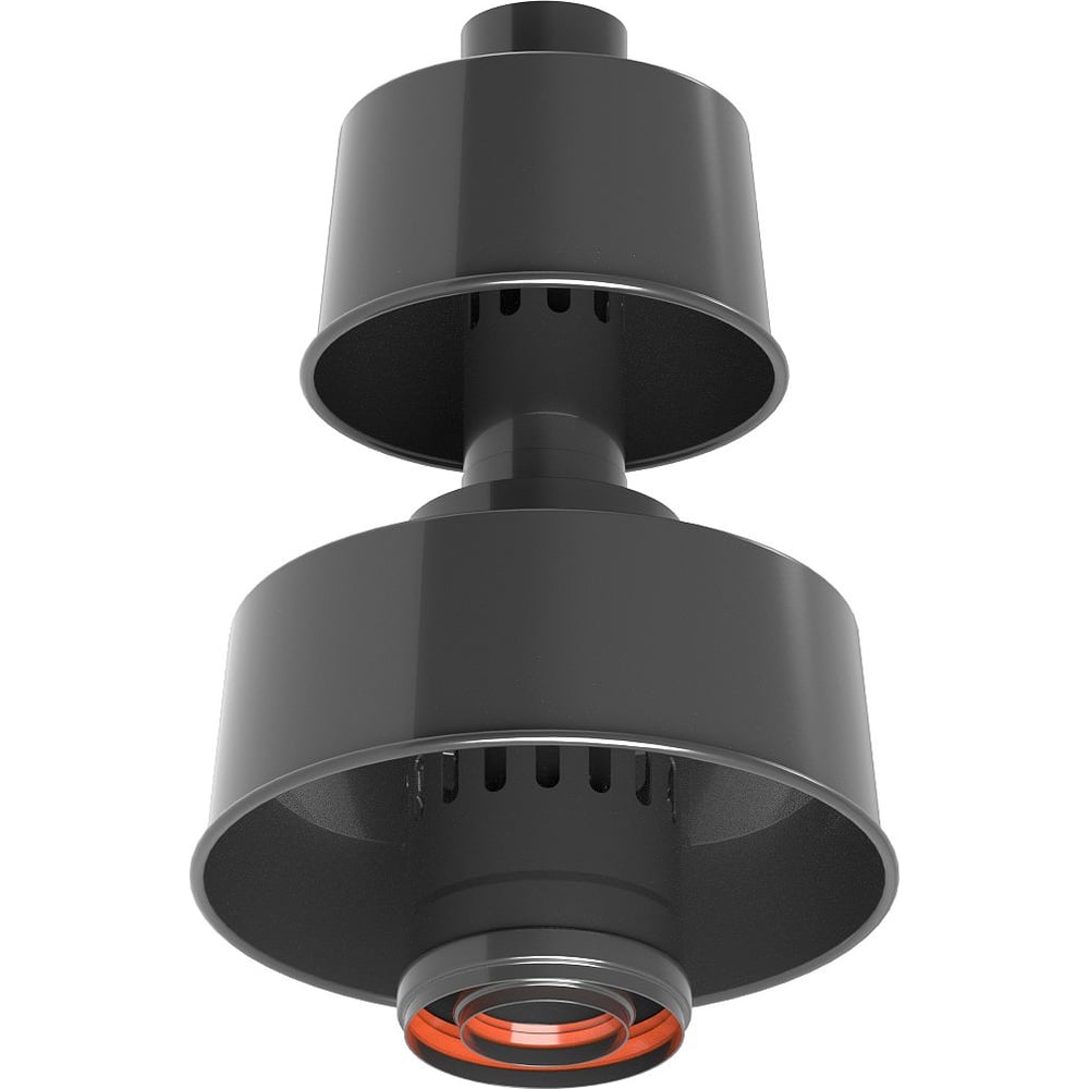 Изображение товара Оголовок с ветрозащитой Okseler D 80/125 ЧЕРНЫЙ oks00091