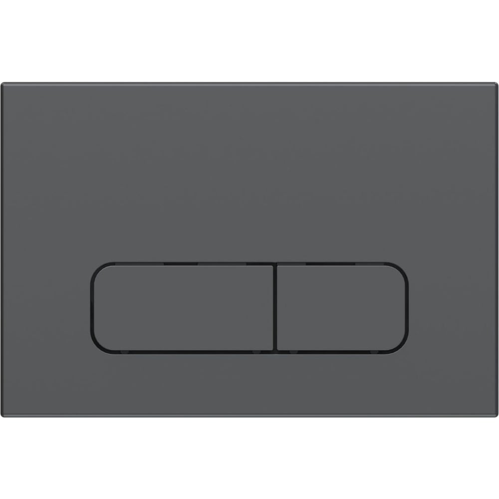 Изображение товара Кнопка смыва VINCEA VFP-002GM вороненая сталь