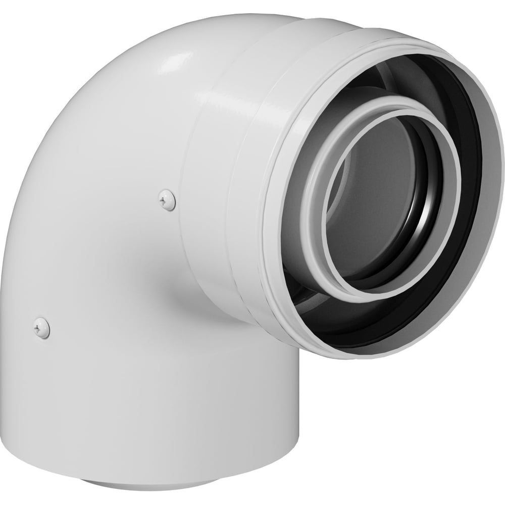 Изображение товара Отвод конденсационный Okseler угол 90 градусов 60/100 oks00108