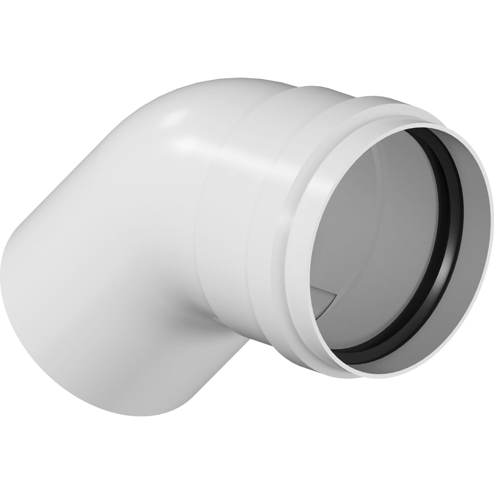 Изображение товара Отвод Okseler D 80 угол 45 градусов M/F алюминий компактное подключение