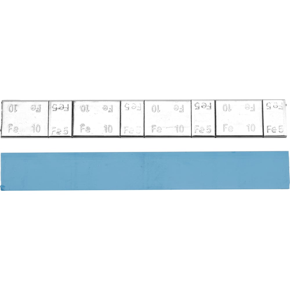 Изображение товара Грузы самоклеящиеся оцинкованные ACG  0087 Fe 100 LUXOR 60 г (4_5+4_10) синий скотч с кромкой квадрат (100 шт/уп) 1029727