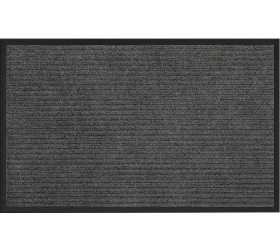 Изображение товара Коврик придверный ЛЮБАША 50x80см, серый, влаго-грязезащитный, 430гр/м2, ребристый, СТАНДАРТ, 701033