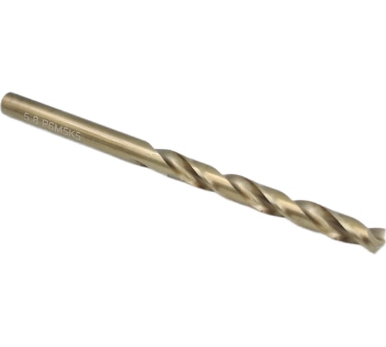 Изображение товара Сверло по металлу (5.8х57х93 мм; Р6М5К5; шлифованное А1) TORNERI 040614