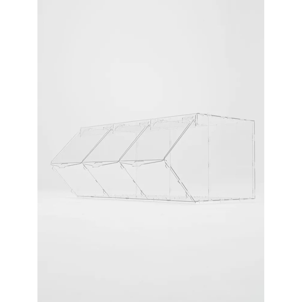 Изображение товара Диспенсер разборный CRYSTAL-BOX на 3 секции, прозрачный, настольный