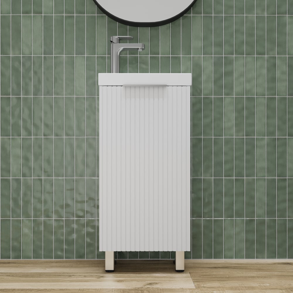 Изображение товара Тумба напольная Style Line СОЛО универсальная (Como 40) Белый Софт, ЛС-00002428