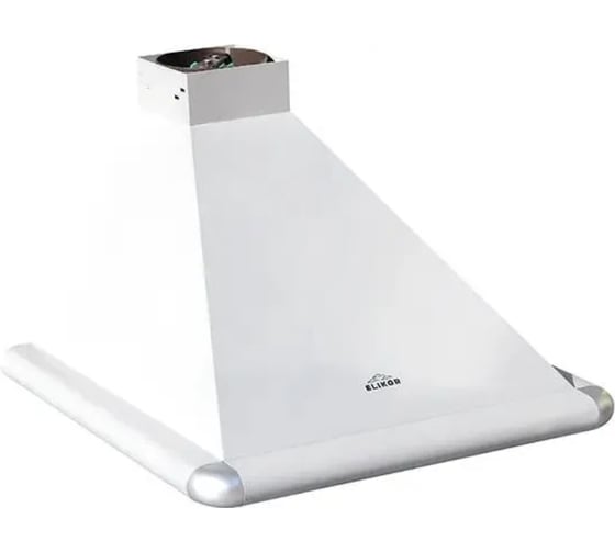 Изображение товара Кухонная вытяжка Elikor Сатурн 60П-180-В1Л, белый/нержавеющая сталь 221998