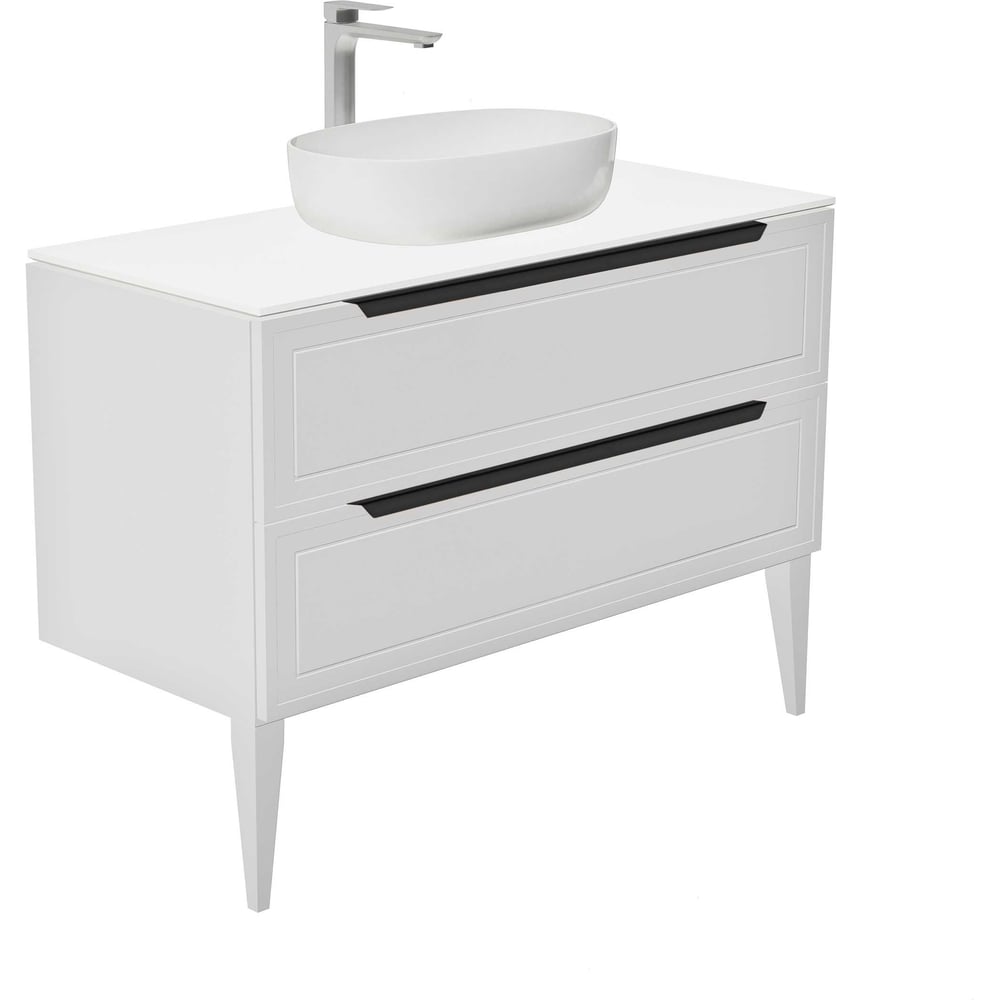 Изображение товара Подвесная тумба для ванной со столешницей ЗОВ Севилья 100 под раковину