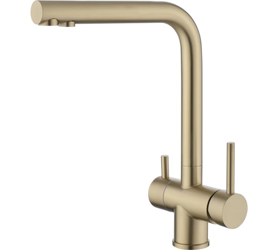 Изображение товара Смеситель для кухни Г-излив с подключением к фильтру ESKO золото, арт. K011G