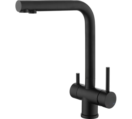 Изображение товара Смеситель для кухни Г-излив с подключением к фильтру ESKO черный, арт. K011B