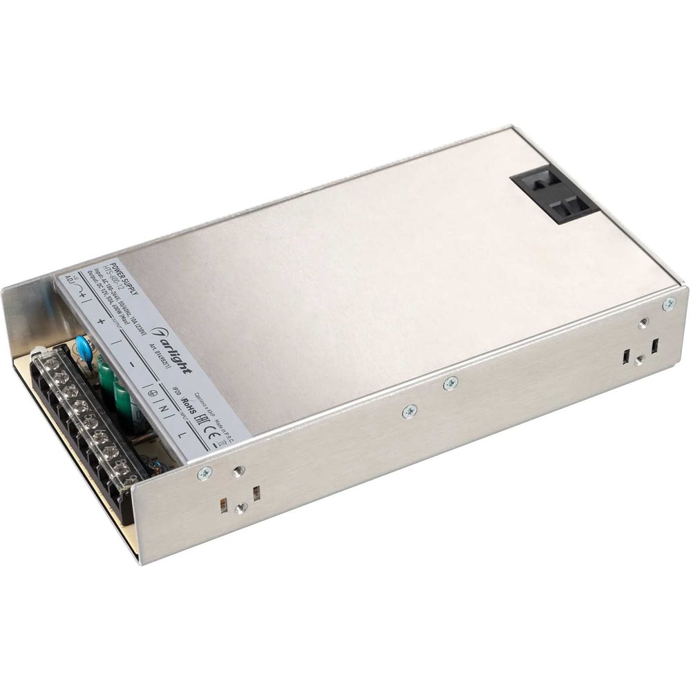 Изображение товара Блок питания Arlight HTS-600-12 600 Вт для светодиодных источников постоянного напряжения