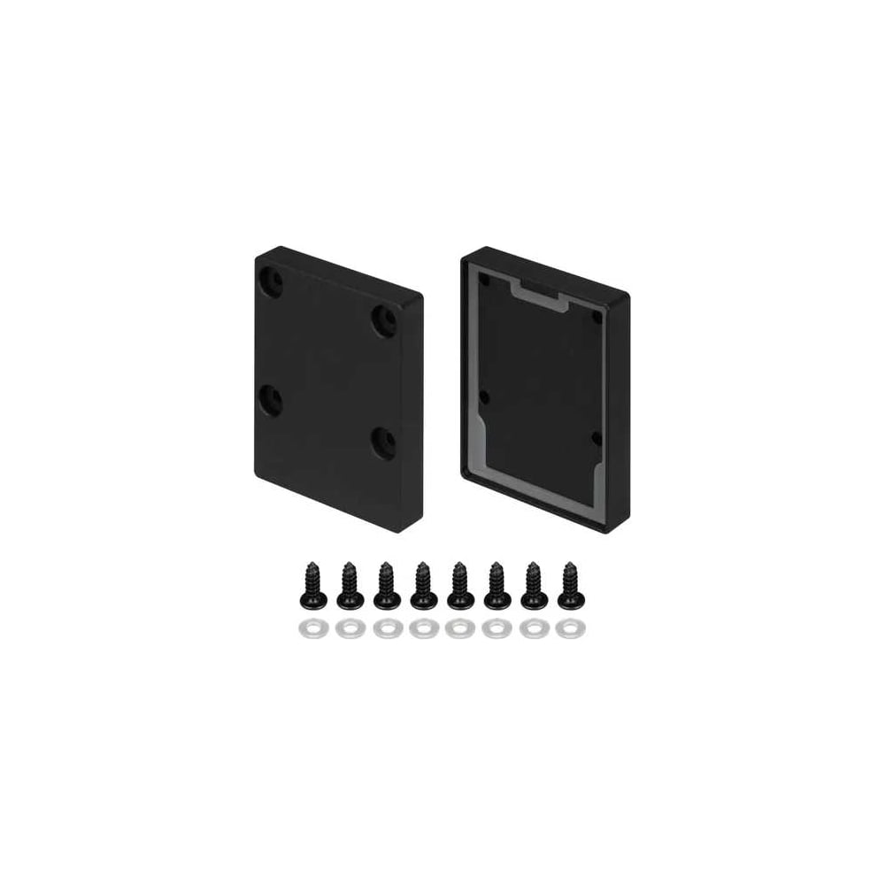 Изображение товара Заглушка для профиля IP-LINE-4050 BLACK алюминий 2 шт