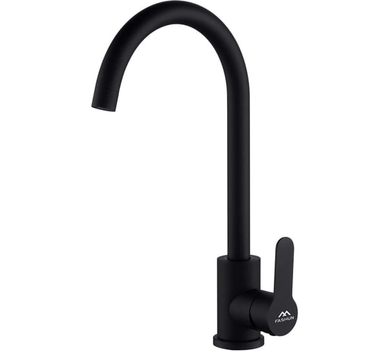 Изображение товара Смеситель для кухни FASHUN H=359 мм, SUS201, чёрный фактурный A54001N-37