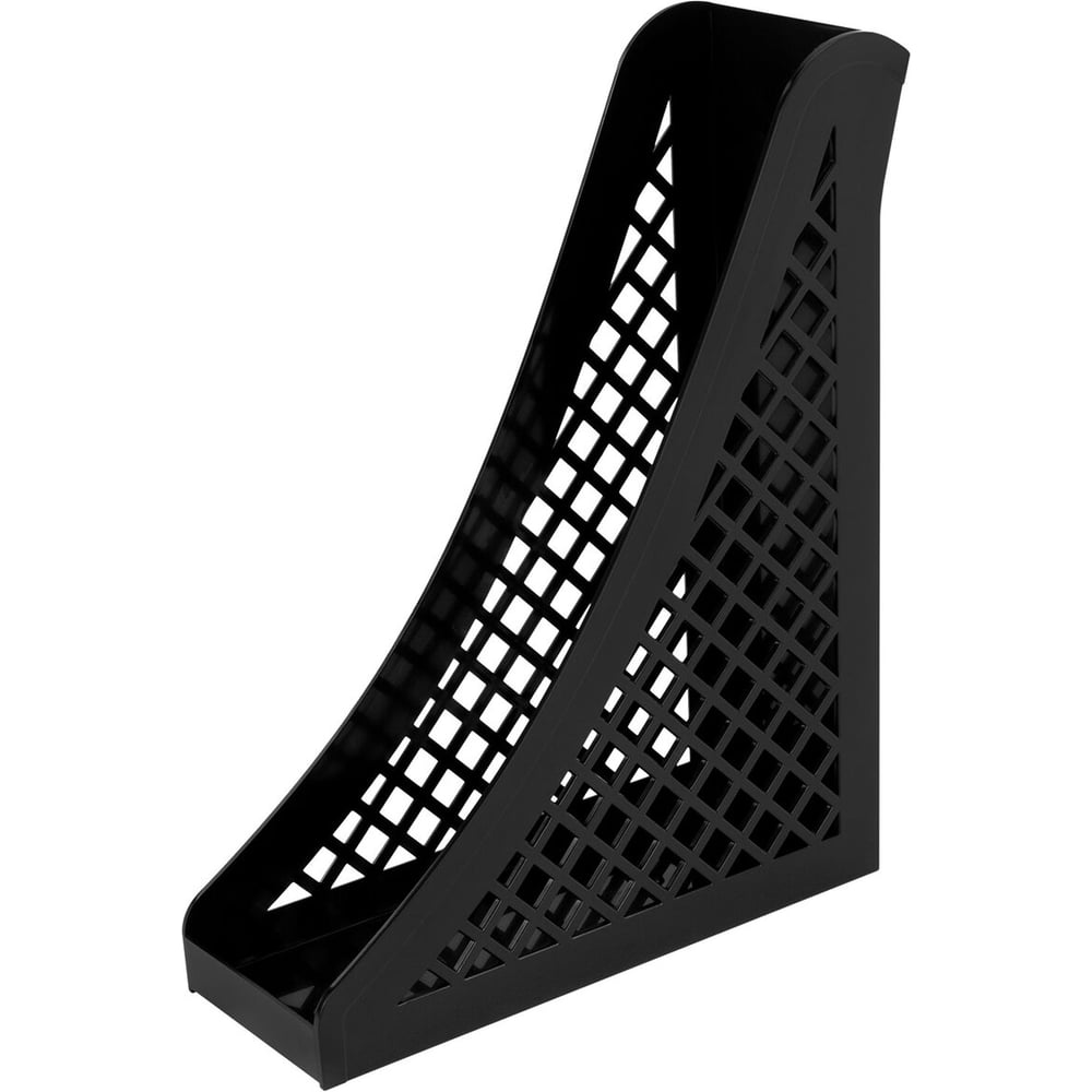 Изображение товара Вертикальный сетчатый лоток для бумаг BRAUBERG ECO 240x80x290 мм черный
