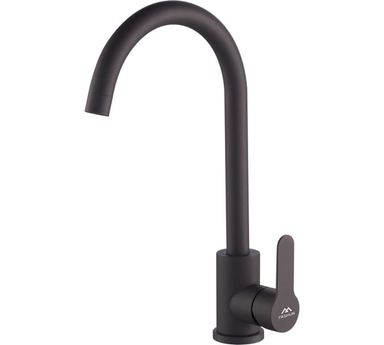 Изображение товара Смеситель для кухни FASHUN H=359 мм, SUS201, т. серый фактурный A54001N-38