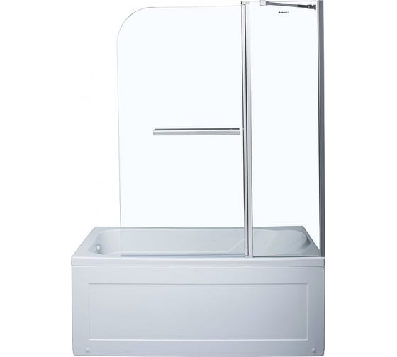 Изображение товара Шторка для ванны Aquanet 150x120, стекло 6 мм, прозраная 00209412