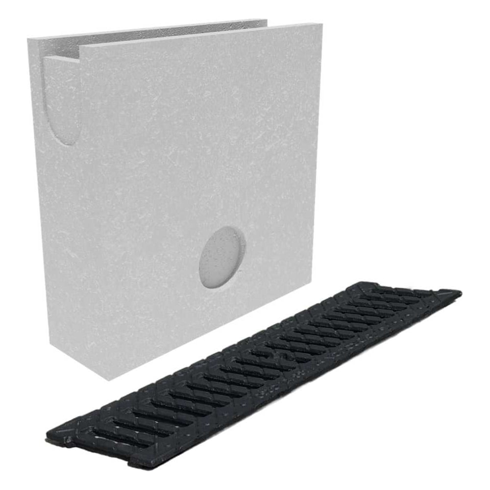 Изображение товара Пескоулавливающий колодец бетонный Gidrolica DN100, H500 с решеткой